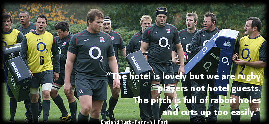 England Rugby Pennyhill Park